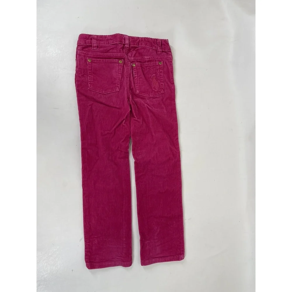 Ralph Lauren‎ Corduroy Pants Girls Size 6 Hot Pink